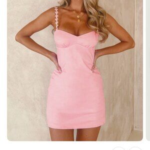 Beginning Boutique Mini Pink Dress